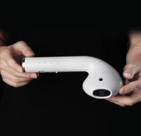 Som gigante fone de ouvido