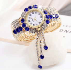 Relógio pulseira strass