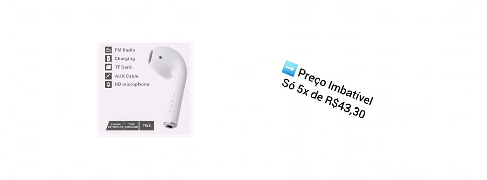 Som gigante fone de ouvido